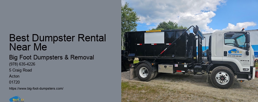 best dumpster rental near me