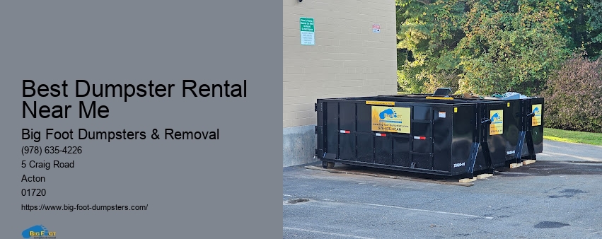 Big Foot Dumpsters & Removal