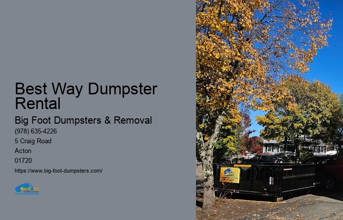 garbage dumpster rental