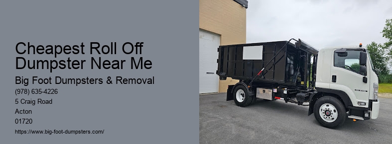 roll off dumpster rental near me