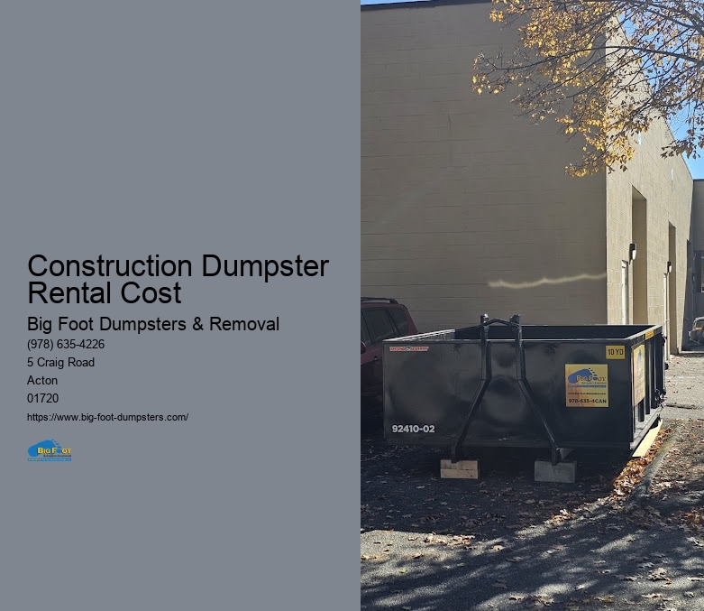 dumpster rental cost