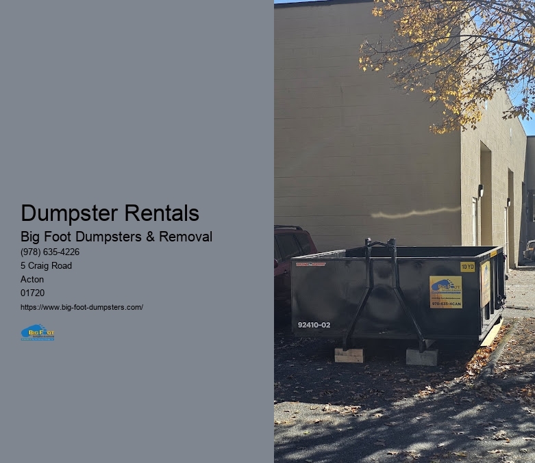 driveway dumpster rental