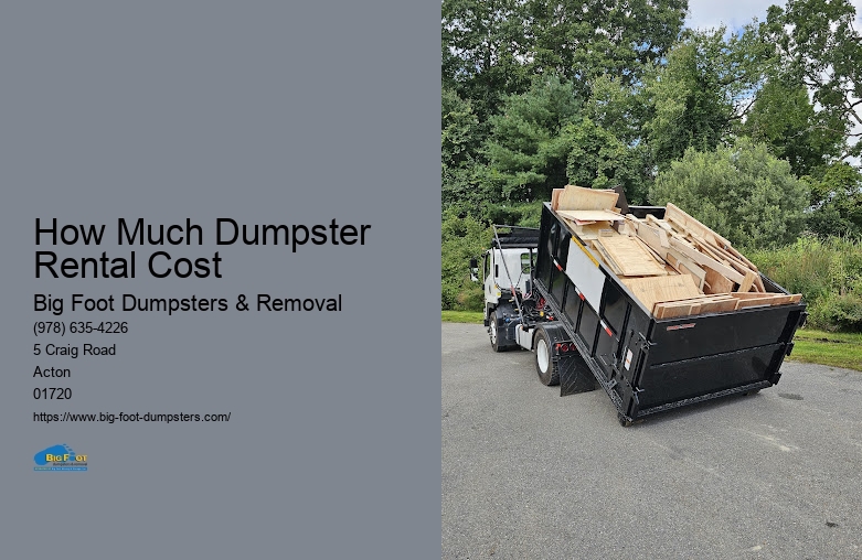 small dumpster rental cost