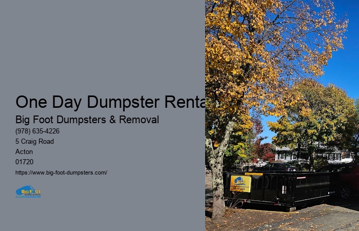 dumpster rental in my area