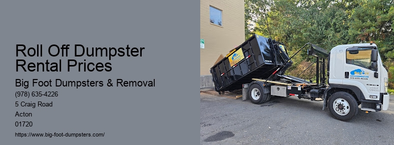 flat rate dumpster rental