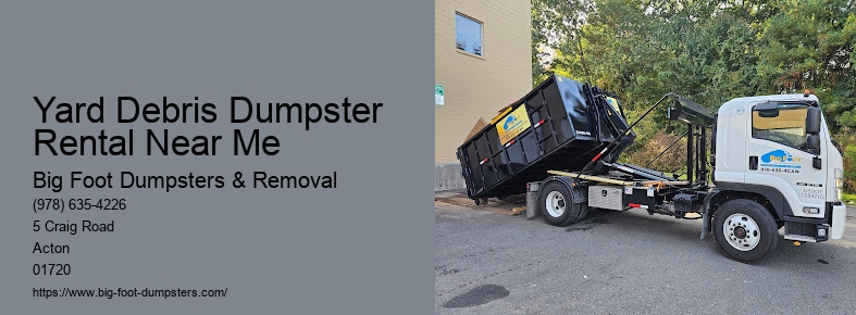 green dumpster rental