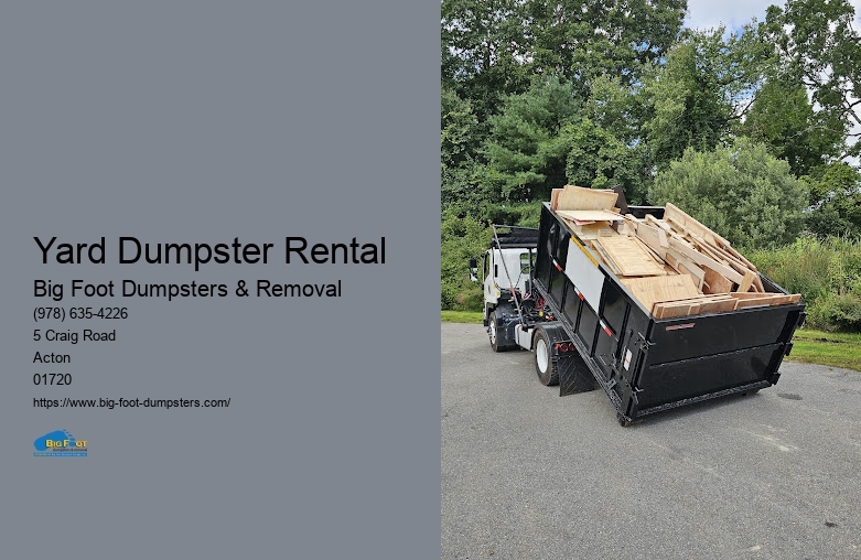 what can you put in a dumpster rental